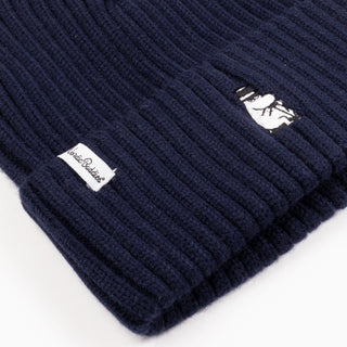 Moominpappa Winter Hat Beanie Adult - Navy Blue