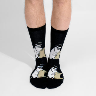 Moominpappa Men Socks - Black