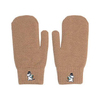 Moominpappa Mittens Adult - Brown