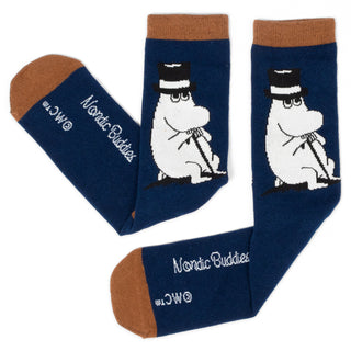 Moominpappa Happiness Men Socks - Navy