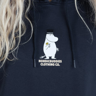 Moominpappa Hoodie Unisex - Black