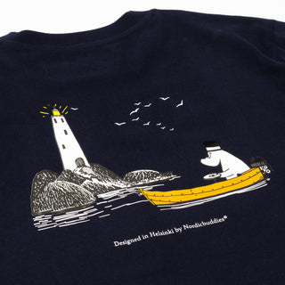 Organic Premium T-Shirt Moominpappa - Navy