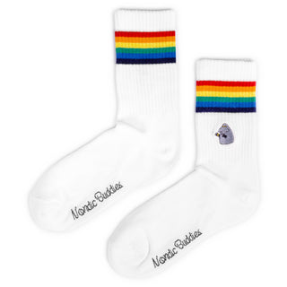 The Groke Women's Retro Socks - White