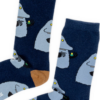 The Groke`s Evening Walk Men Socks - Navy