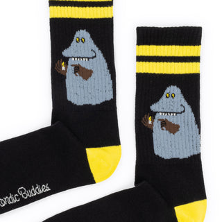 The Groke Retro Men Socks - Black