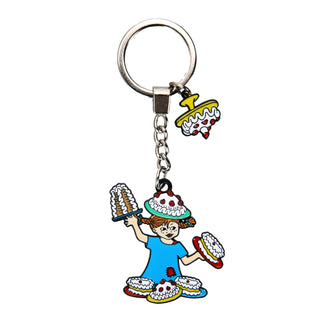 Pippi Metal Key Ring