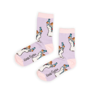 Pippi and the Bang Women's Socks - Lavender