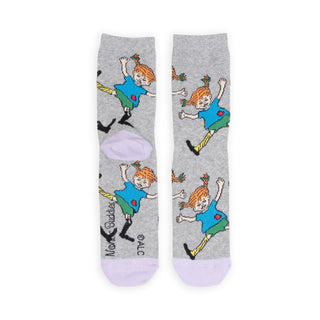 Pippi and the Cartwheel Women's Socks - Melange Grey