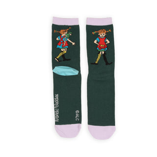 Pippi and Mr. Nilsson Women's Socks - Green