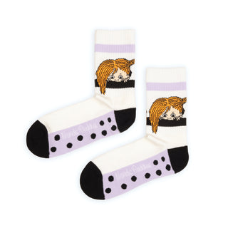 Pippi Women's Retro Socks - White