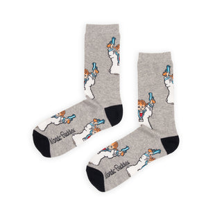 Pippi and the Bang Men's Socks - Melange Grey