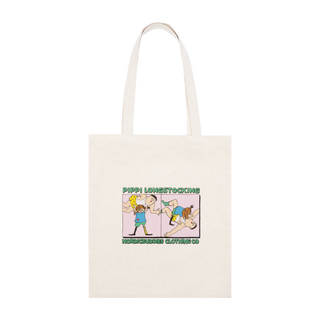 Pippi Wrestling Tote Bag