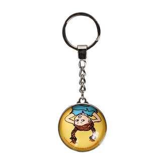 Pippi Glass Key Ring - Yellow