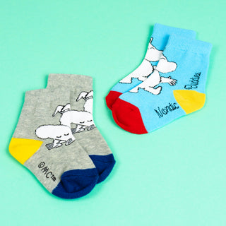 Baby Double Pack Moomintroll Socks