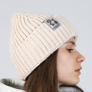 Sniff Winter Hat Beanie Adult - Beige