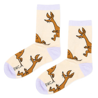 Sniff Running Women's Socks - Beige