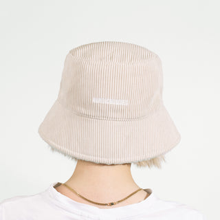 Sniff Chilling Bucket Hat Corduroy - Beige