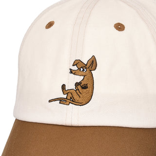 Sniff's Thoughts Baseball Adult Cap - White and Brown