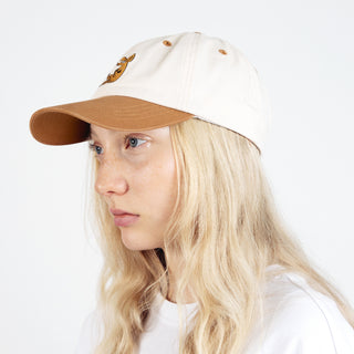 Sniff's Thoughts Baseball Adult Cap - White and Brown