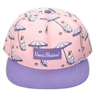 Snorkmaiden Summer Flat Cap Kids - Light Pink