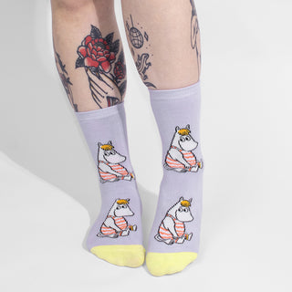 Snorkmaiden at the Beach Women's Socks - Lilac