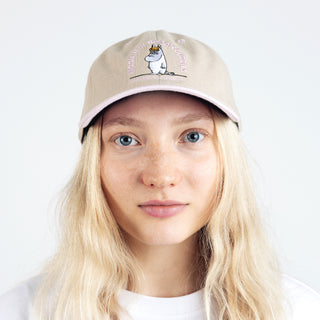 Snorkmaiden's Temper Adult Cap - Beige and Light Pink