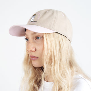 Snorkmaiden's Temper Adult Cap - Beige and Light Pink