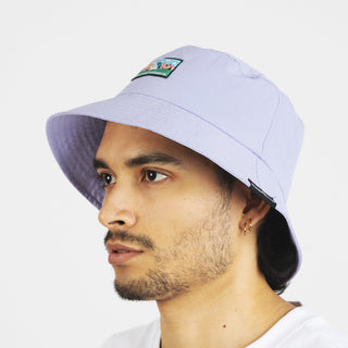 Moomintroll's Adventure Nylon Bucket Hat - Lilac