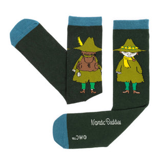 Snufkin Travelling Men Socks - Green