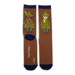 Snufkin Travelling Men Socks - Brown