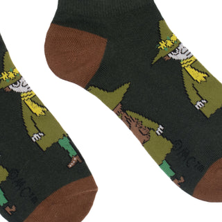 Snufkin Travelling Men Ankle Socks - Green