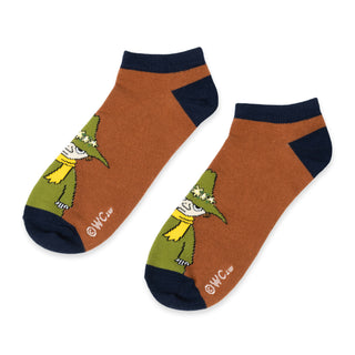 Snufkin Men Ankle Socks - Brown and Navy