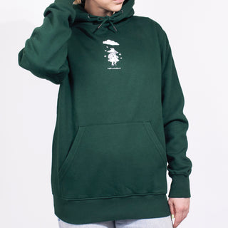 Premium Cotton Hoodie Snufkin - Green