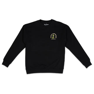 Snufkin Fishing Crewneck College Unisex - Black