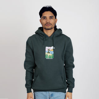 Snufkin Fishing Hoodie Unisex - Dark Green