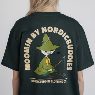 Snufkin Fishing T-Shirt Unisex - Dark Green