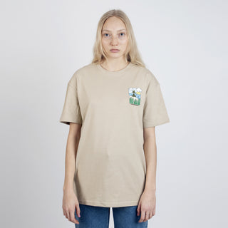 Snufkin Fishing T-Shirt Unisex - Light Sand