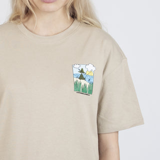 Snufkin Fishing T-Shirt Unisex - Light Sand