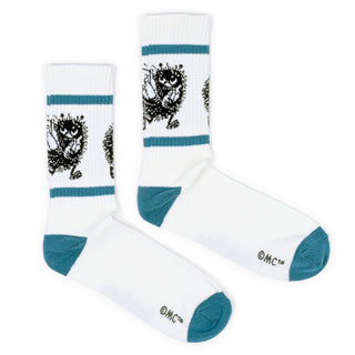 Stinky Retro Men Socks - White