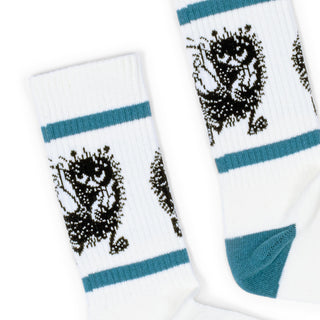 Stinky Retro Men Socks - White