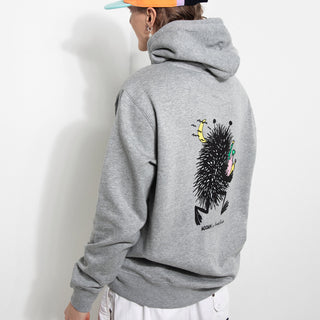 Premium Cotton Hoodie Stinky - Grey