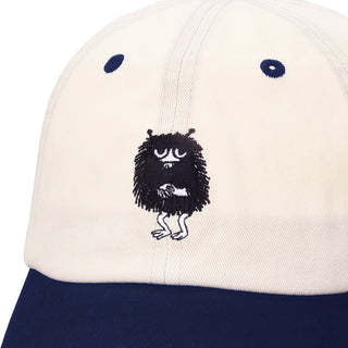 Stinky Plotting Baseball Adult Cap - Beige and Navy