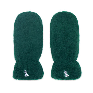 Snufkin Fluffy Mittens Adult - Green