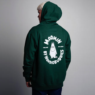 Organic Premium Hoodie Moomin - Green