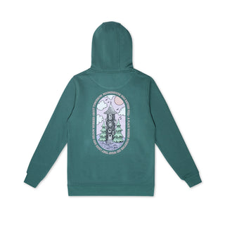 Organic Premium Hoodie Moominhouse - Green