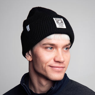 Moomintroll Winter Hat Beanie Adult - Black