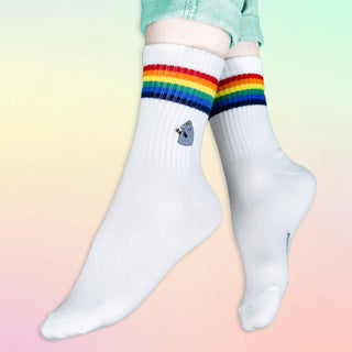 The Groke Women's Retro Socks - White