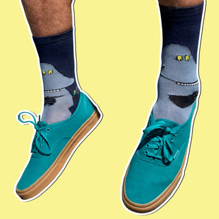 The Groke`s Evening Walk Men Socks - Navy