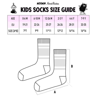 Kids Double Pack Snorkmaiden Socks - Grey/Pink