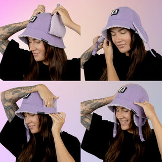 Moomintroll Winter Bucket Hat Adult - Lilac